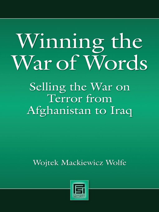 Title details for Winning the War of Words by Wojtek Mackiewicz Wolfe - Available